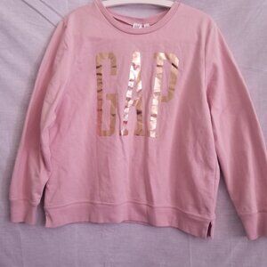 Gap Pull Over Sweatshirt Pink Standard Women’s Large